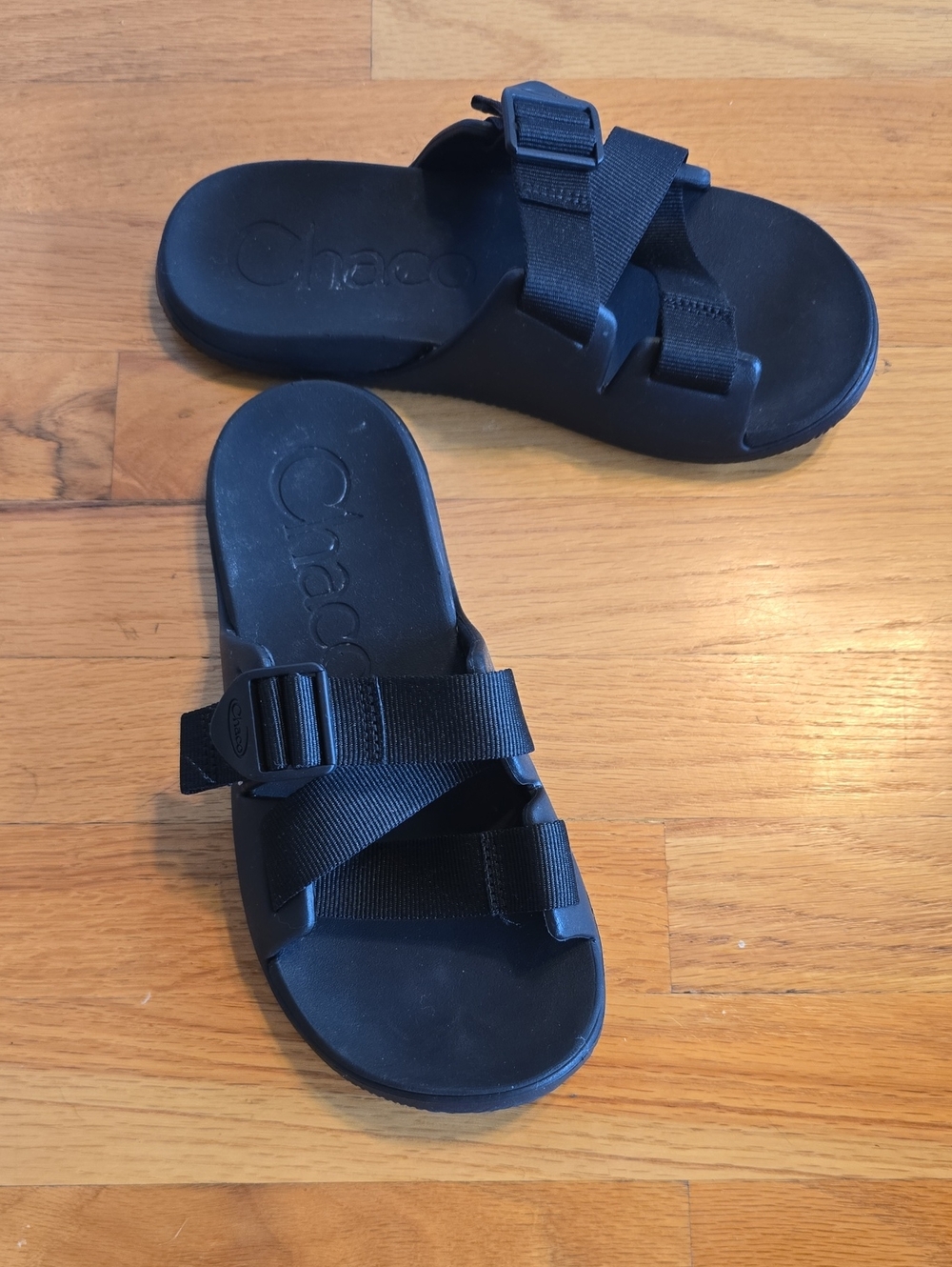 Chaco Women's Black Slides- 7